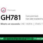 GH781 - Core premium two wire braided hose